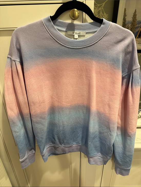 10 Crosby Derek Lam Sweaters - 10 Crosby Derek Lam Pastel Ombre Crewneck Sweater - Pink & Blue
